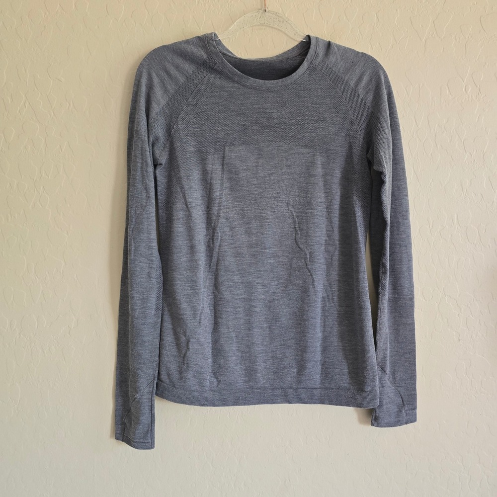 Lululemon Long Sleeve Shirt Size Gray